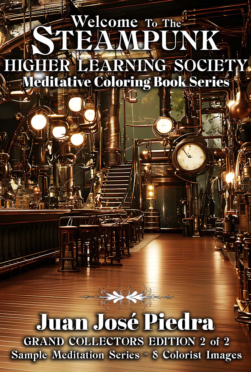 Steampunk Coloring Sample Two